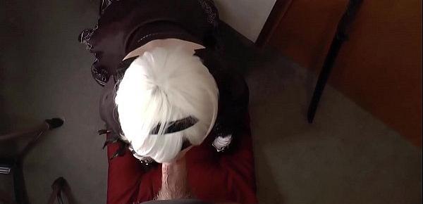  Nier Automata 2B Cosplay - Somegirth Thick Cock for Tiny Petite YoRHa No. 2 Type B Sexy Battle Android